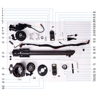 UNITED UAV DJI Agras T50 M3 Aircraft Arm parts accessories numbered diagram white background