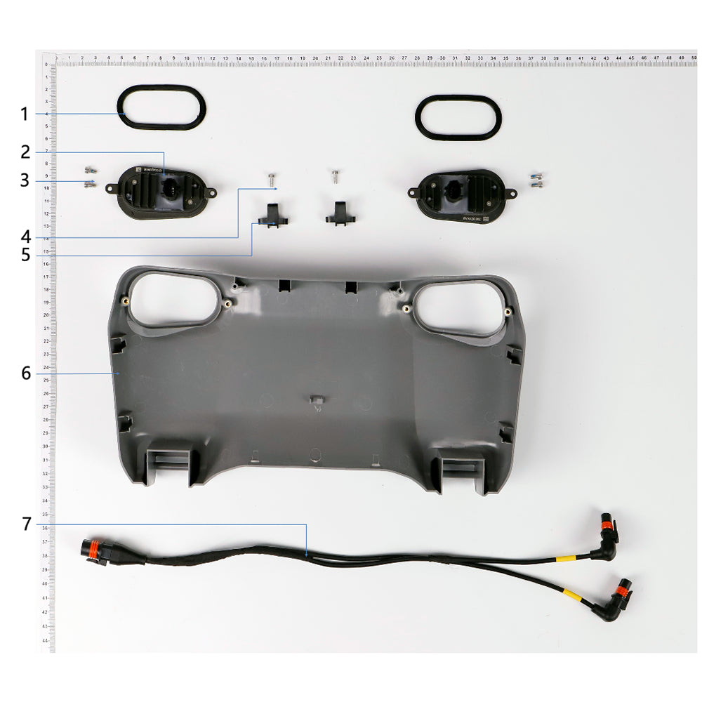 UNITED UAV DJI Agras T50 parts accessories Front Shell material number diagram