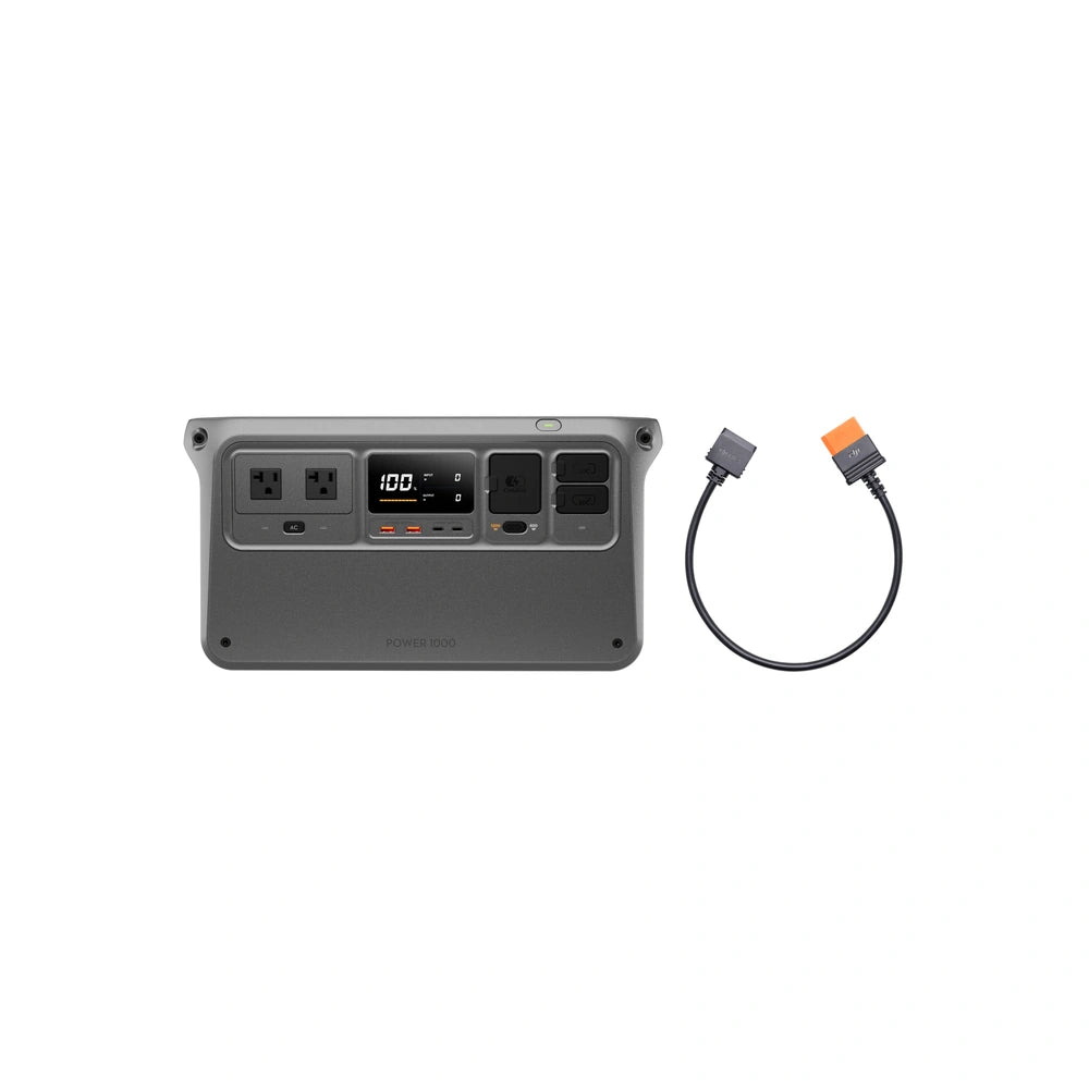 DJI Air 3 / Air 3S Power 1000 + DJI Power SDC to DJI Air 3 Series Fast Charge Cable — power station and charge cable | UNITED UAV