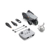 DJI Air 3S kit with DJI RC-N3 controller, flight battery, spare propellers, gimbal protector and cables.