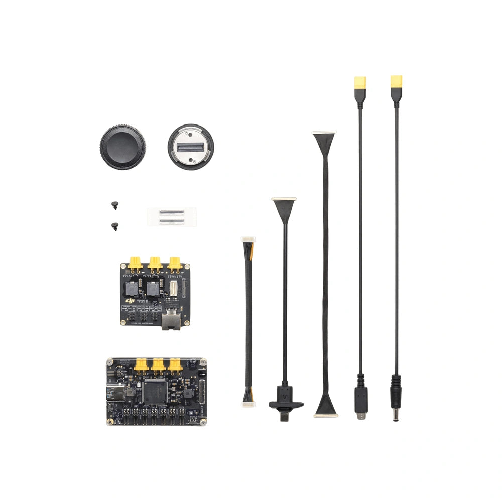 DJI Matrice 400 E-Port V2 Development Kit – kit components on a white background | UNITED UAV