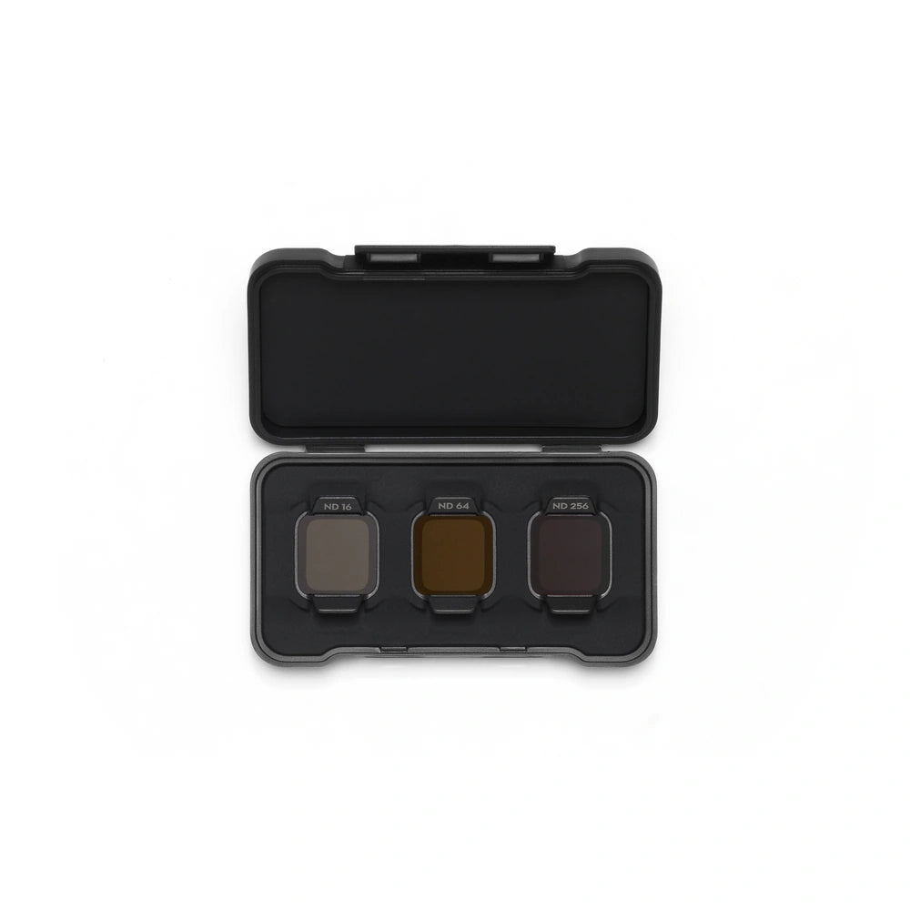 DJI Flip/Lito Series ND Filter Set (ND16/64/256) - three filters in open case | UNITED UAV
