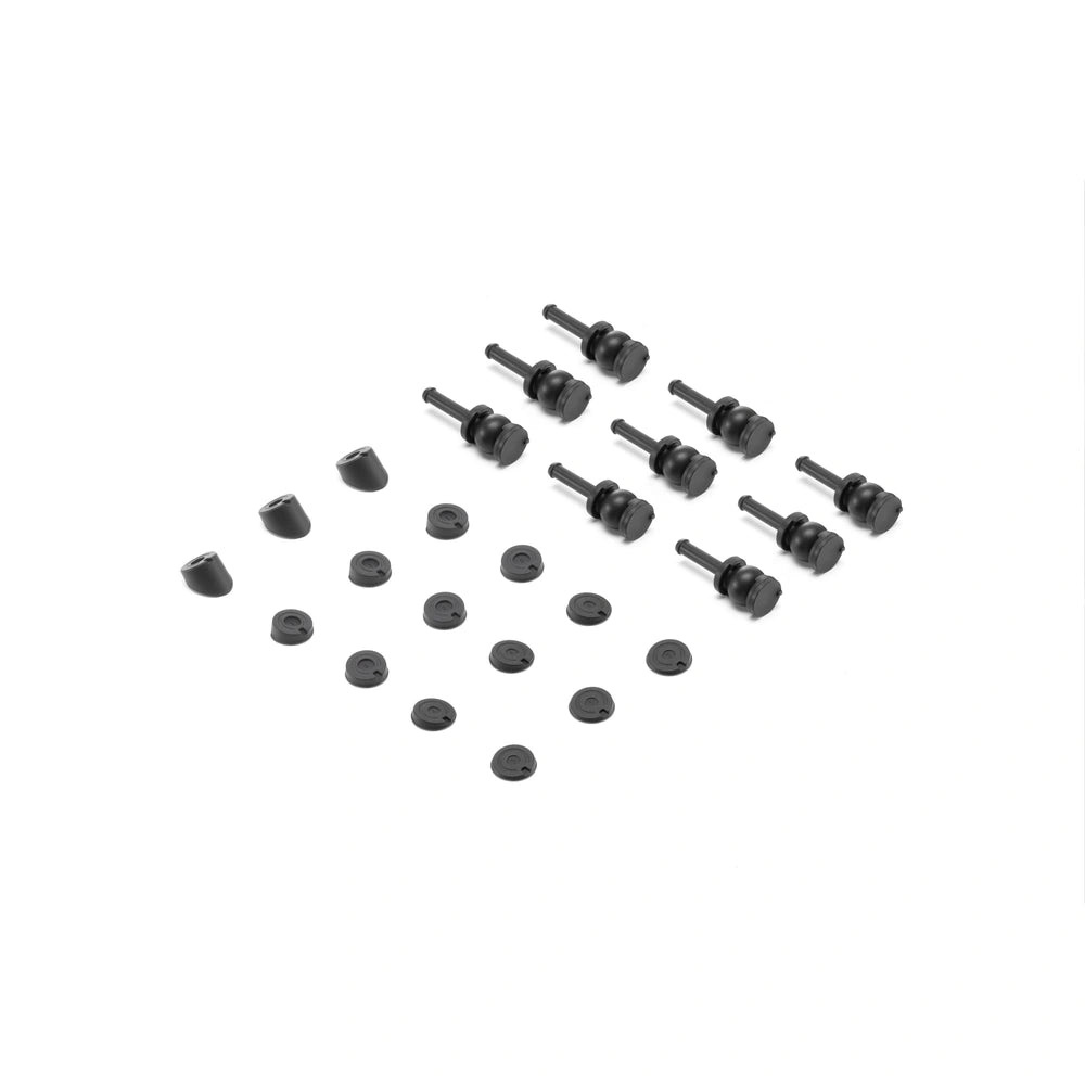 DJI Inspire 3 Gimbal Rubber Dampers - rubber dampers and covers angled layout | UNITED UAV