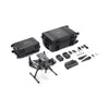 Matrice 350 RTK combo contents with aircraft, DJI RC Plus, two TB65 batteries, WB37 battery, BS65 station, carrying case and accessories.