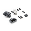 DJI Mavic 4 Pro kit with DJI RC 2, flight battery, storage cover, spare propellers, cables and 100W power adapter.