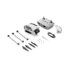 DJI Mini 3 with DJI RC-N1 controller, flight battery, cables and included accessories.