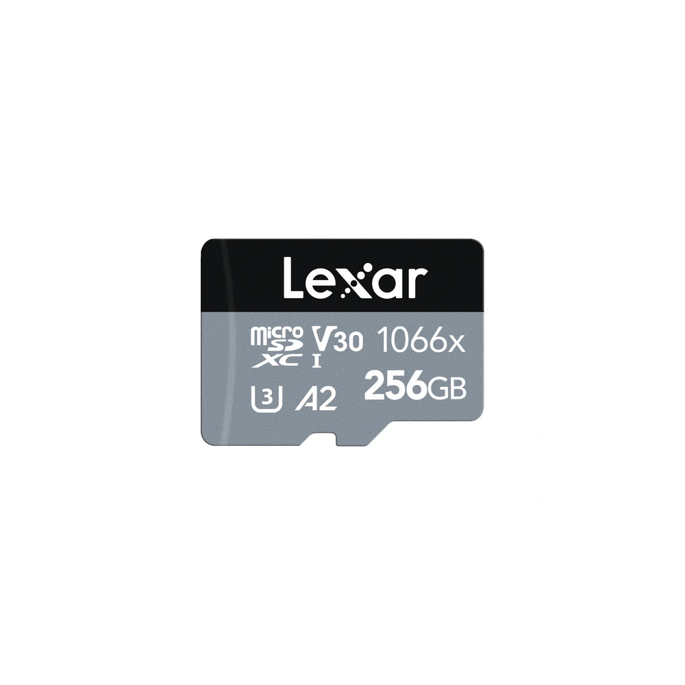 Lexar Professional 1066x 256GB U3 A2 V30 microSDXC - card label | UNITED UAV