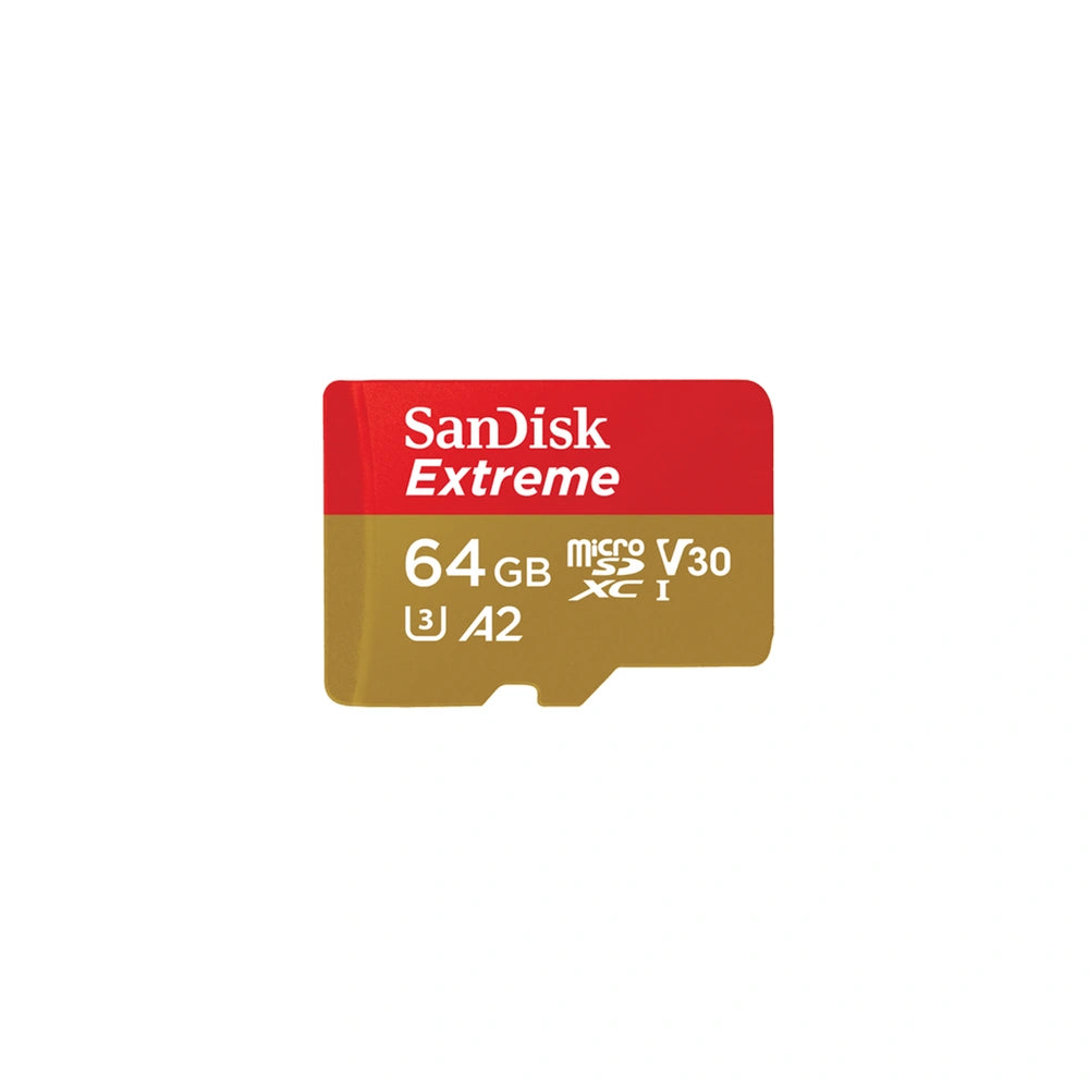 SanDisk Extreme microSD Card 64GB - 64GB card label | UNITED UAV