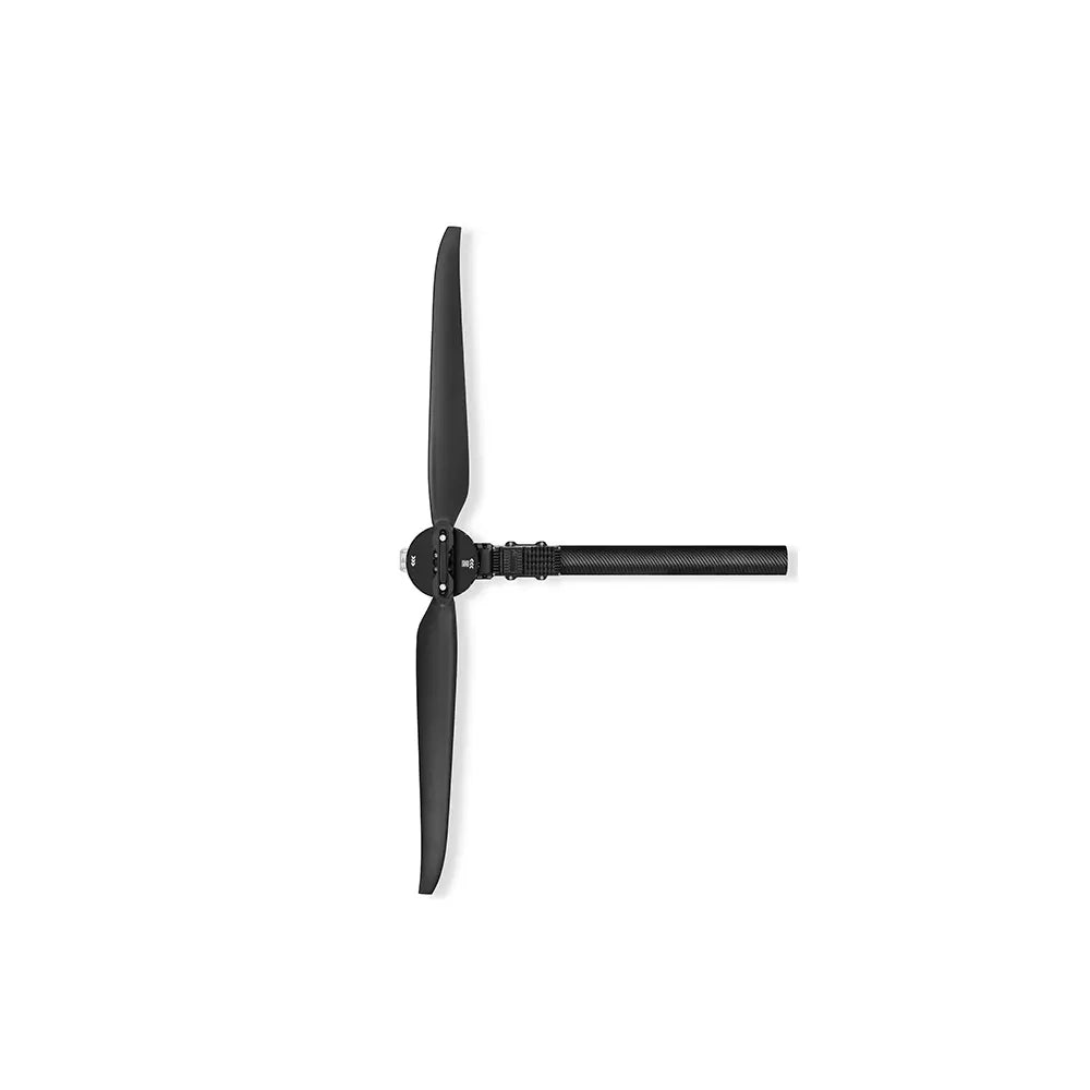 Top view of XRotor X11 PLUS brushless drone motor with propeller blades fully extended